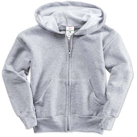 Hanes Youth EcoSmart 50/50 Zip Hoodie