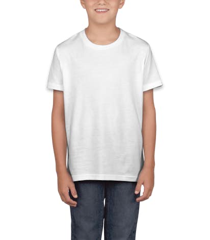 Bella + Canvas Youth Jersey T-shirt - White
