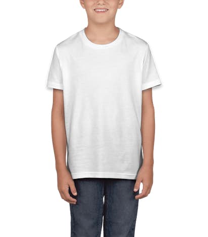 Bella + Canvas Youth Jersey T-shirt - White