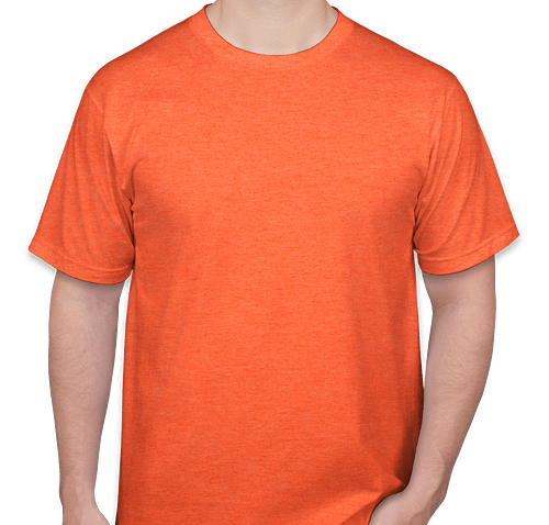 Anvil Jersey T-shirt - Color: Heather Orange