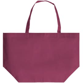 YaYa Non-Woven Shopper Tote - Color: Burgundy