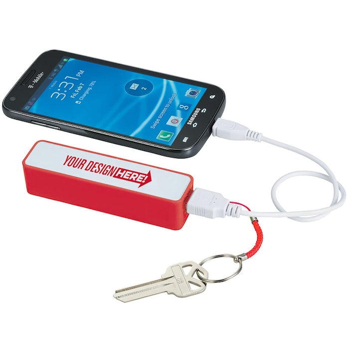 Jive 2,000 mAh Power Bank with Keychain