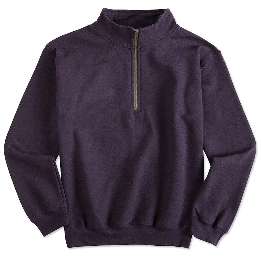 Custom Gildan Vintage Quarter Zip Sweatshirt - Design Quarter Zip ...