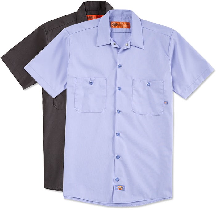 Custom Dickies Lightweight Industrial Work Shirt Design Work Shirts Online At Customink Com