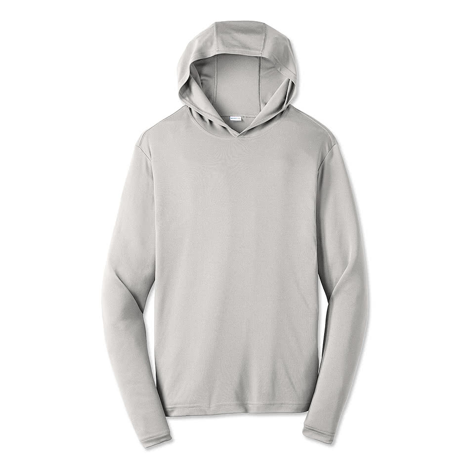 Custom SportTek Competitor Hooded Long Sleeve Performance Shirt