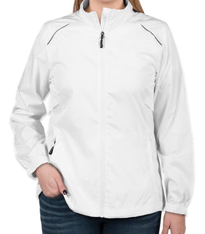 Core 365 Women's Lightweight Full Zip Jacket - White