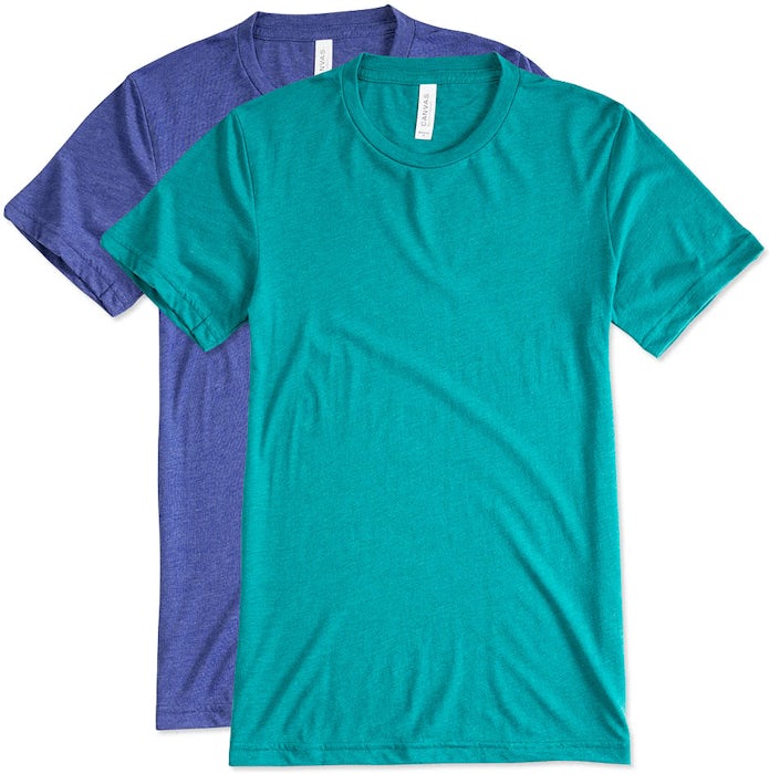 Download Custom Bella + Canvas Tri-Blend T-shirt - Design Short ...