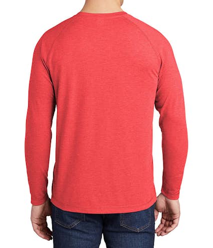 Sport-Tek Tri-Blend Long Sleeve Performance Shirt - Other View: 2