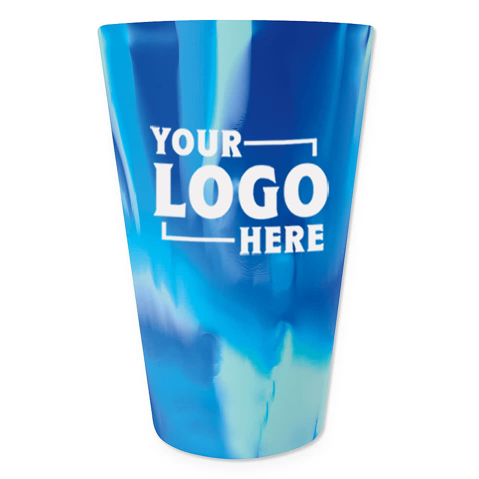 Custom Silipint 16 oz. Straight Up Silicone Pint Glass (Set of 24