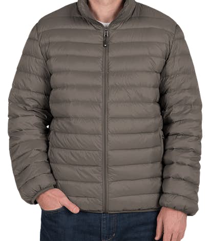 Weatherproof Packable Down Jacket - Dark Pewter