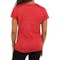 Augusta Women's Tonal Heather V-Neck Performance Shirt - Other View: 2