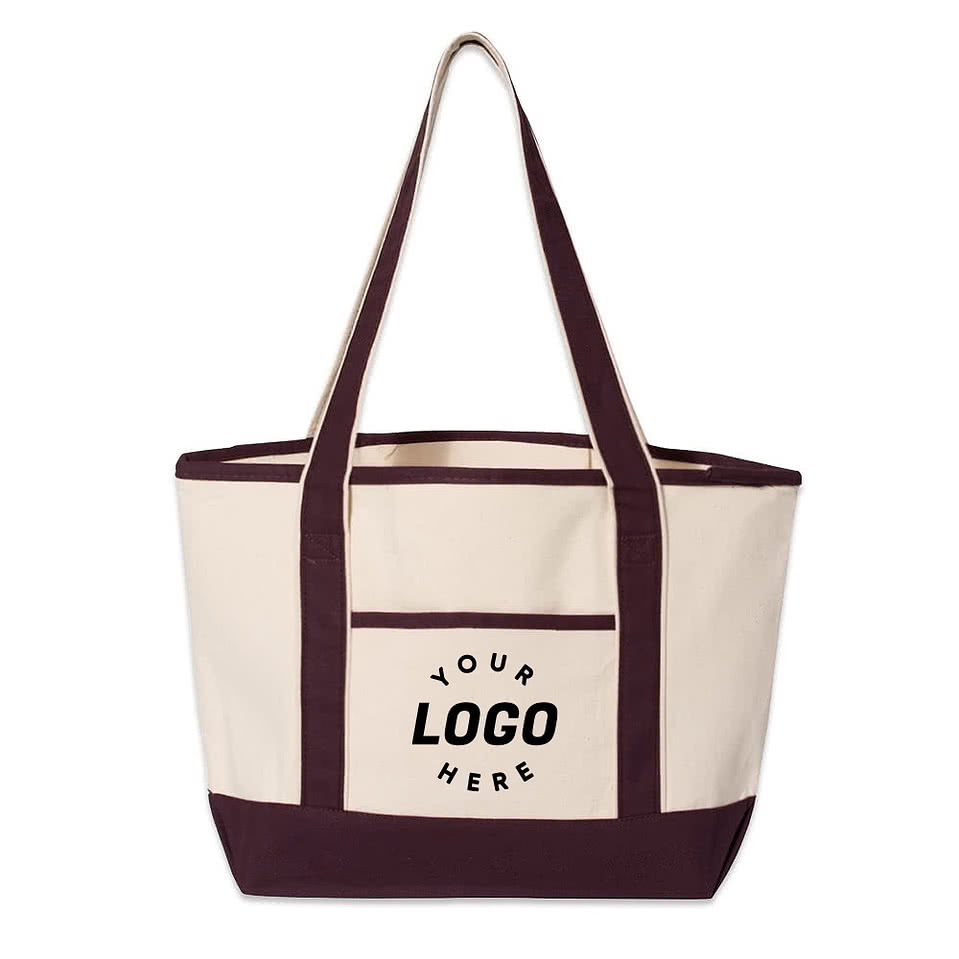 canvas boat tote