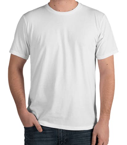Royal Apparel USA-Made Organic Eco 50/50 T-shirt - Heather Snow