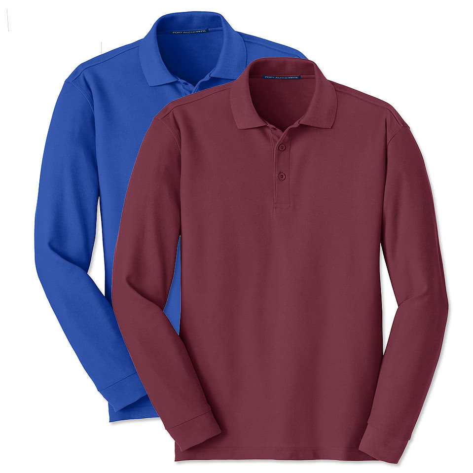 lightweight long sleeve polo shirts