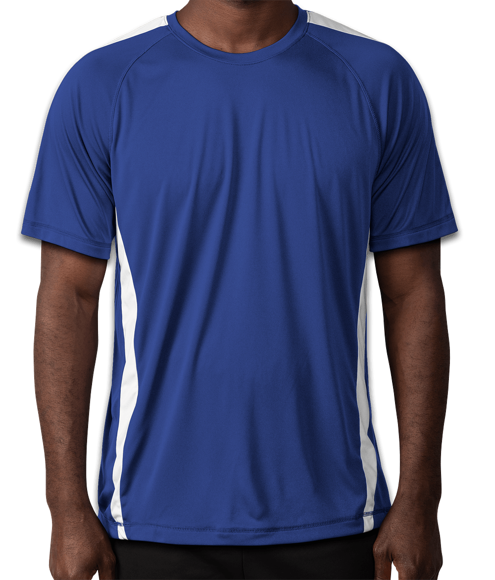 Custom SportTek Competitor Colorblock Performance Shirt Design Short