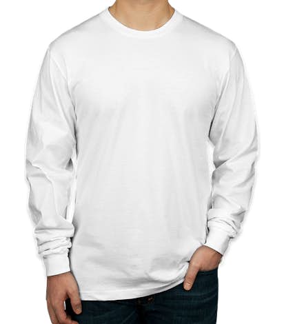 Canada - American Apparel Long Sleeve T-shirt - White