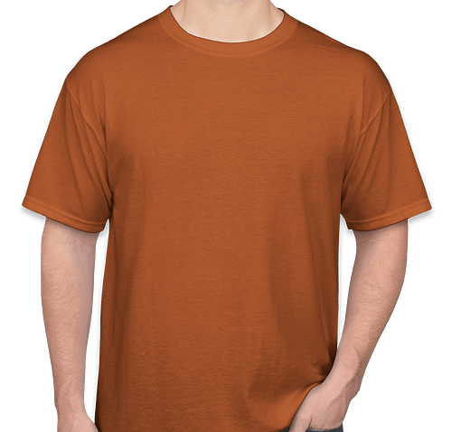 Gildan 50/50 T-shirt - Color: Texas Orange