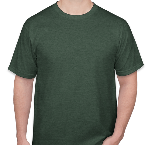 Anvil Jersey T-shirt - Color: Heather Dark Green