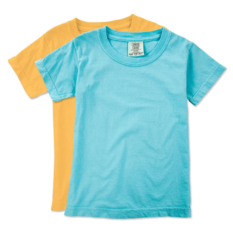 custom design comfort colors t shirts