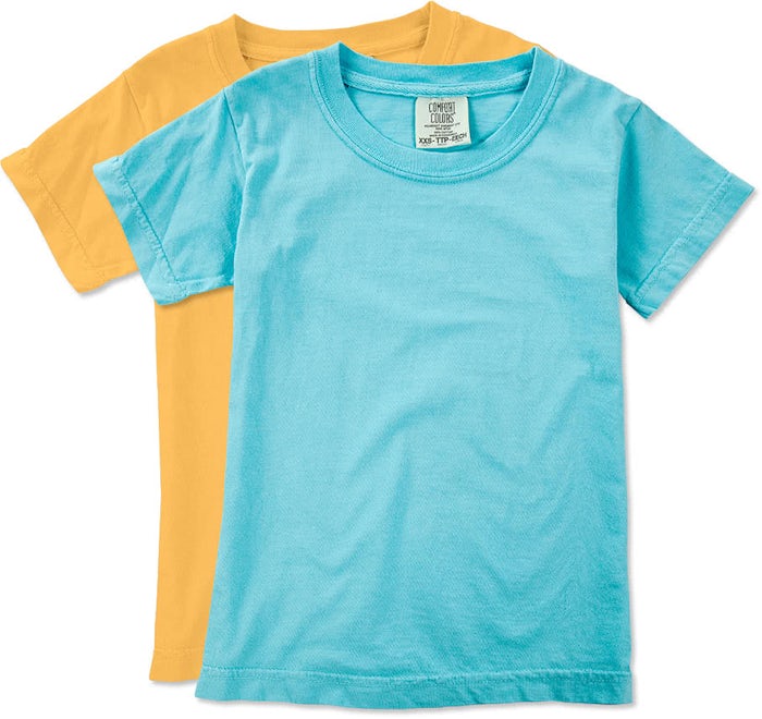 Custom Comfort Colors Youth 100 Cotton T Shirt Design Kids T Shirts Online At Customink Com