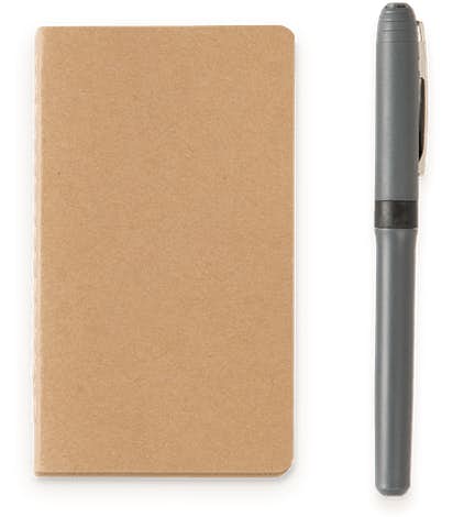 Recycled Soft Cover Mini Pocket Notebook - Natural