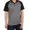 Sport-Tek Raglan Heather Color Block Performance Polo - Other View: 1