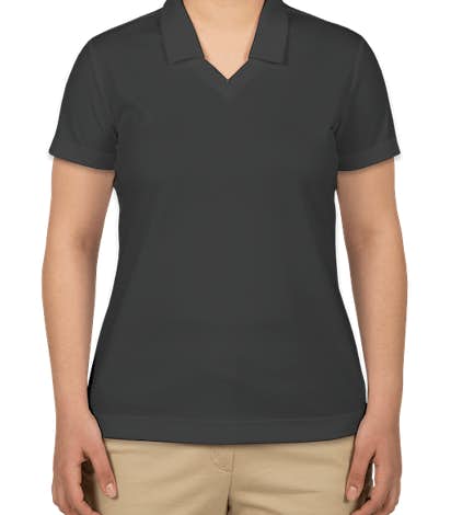 Nike Women's Dri-FIT Micro Pique Performance Polo - Anthracite