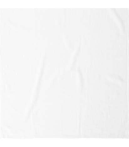 Midweight Embroidered Beach Towel - White