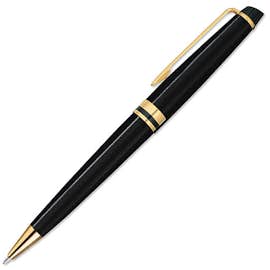 Laser Engraved Waterman Expert Ballpoint Pen (black ink)