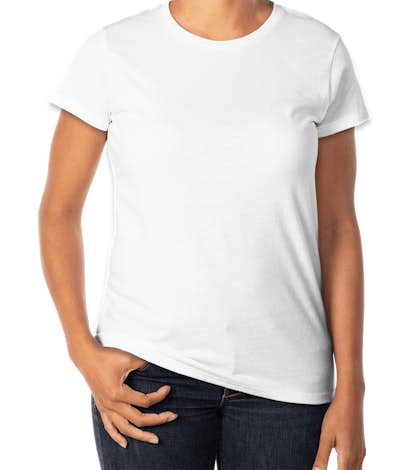 Anvil Women's Jersey T-shirt - White