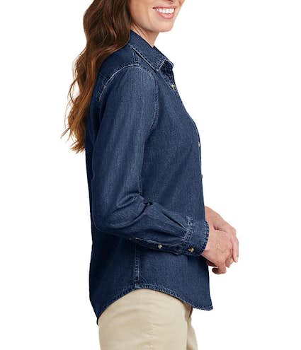 Port & Company Women's Denim Shirt - Other View: 3