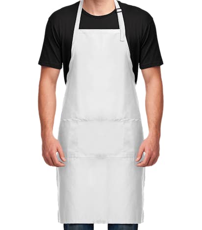 Stain Release Extra Long Full Length Apron - White