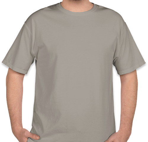 Hanes ComfortWash 100% Cotton T-shirt - Color: Concrete Grey