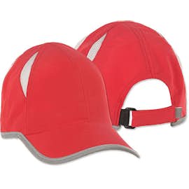 Big Accessories Colorblock Performance Running Hat