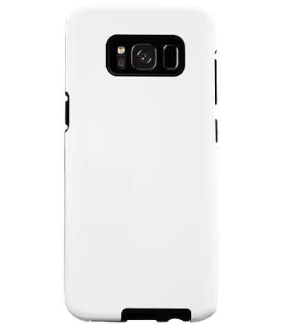 Full Color Galaxy S8 Tough Phone Case - White