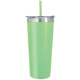 24 oz. Colma Stainless Steel Insulated Tumbler with Straw