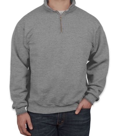 Jerzees Super Sweats® 50/50 Quarter Zip Sweatshirt - Oxford