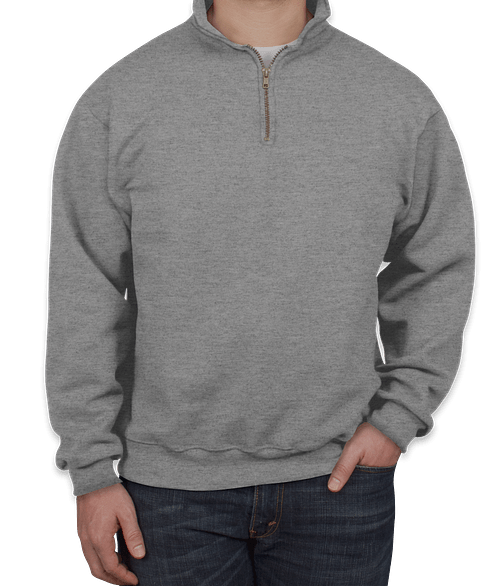 jerzees super sweats quarter zip