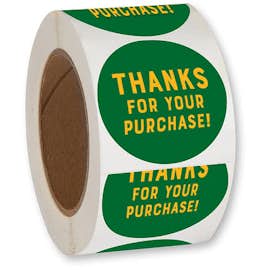 Full Color 2.5 in. Circle Roll Labels (500 per roll)