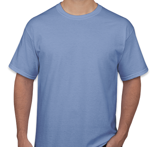 Port & Company Core Cotton T-shirt - Color: Carolina Blue