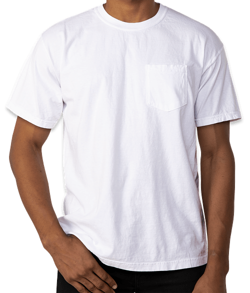 design comfort colors t shirts with pocket