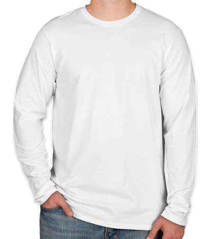 Hanes Long Sleeve Nano-T - White