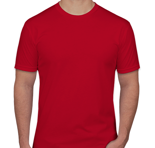 Next Level USA-Made Jersey T-shirt - Color: Red