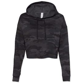 Independent Trading Women's Camo Cropped Hoodie