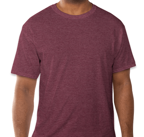 Jerzees 50/50 T-shirt - Color: Vintage Heather Maroon