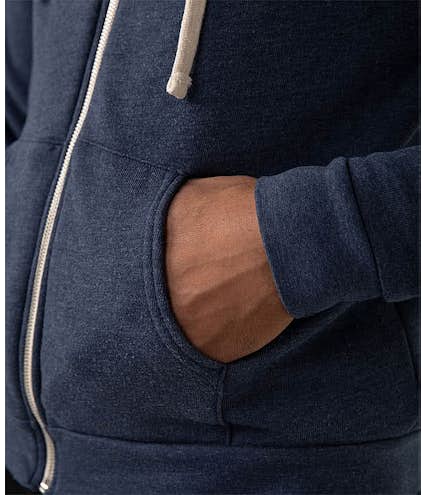 Royal Apparel USA-Made Organic Eco Zip Hoodie - Other View: 5