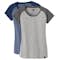 New Era Women's Varsity Heritage Blend Rolled Sleeve T-shirt