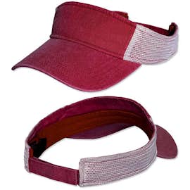 Sportsman Pigment Dyed Trucker Visor