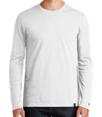 New Era Heritage Blend Long Sleeve T-shirt - White