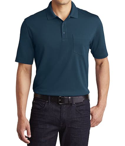 Port Authority Dry Zone Micro-Mesh Pocket Polo - Other View: 1